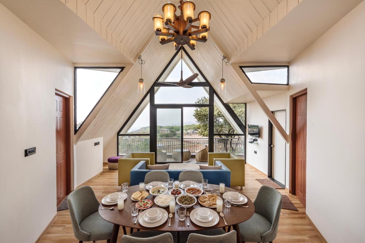 Saffronstays Harrier Crest, Lonavala - A Frame Villa With Bathtub Serving Delicious Veg Food Ngoại thất bức ảnh
